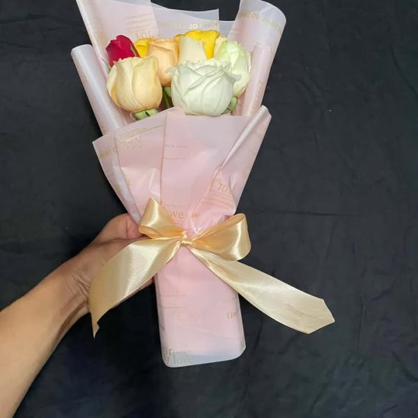 15 Mix Jumila Yellow Peach White Red Roses
