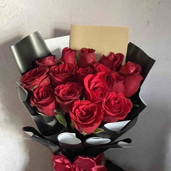 15 Roses Bouquet Premium